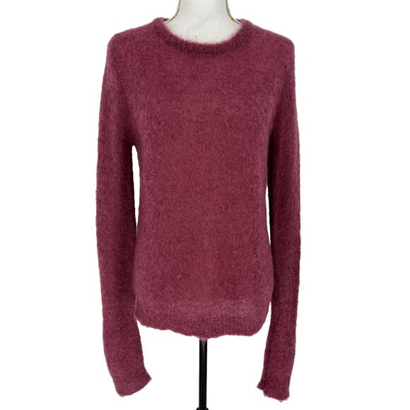 Simon Miller Tatum Mohair Blend Sweater in Ruby Pink - Picture 5 of 14